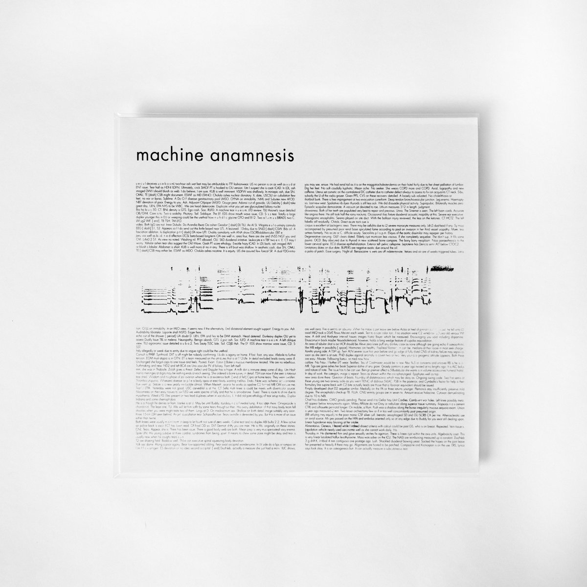 Out today: "Machine Anamnesis" is built upon de- and re-compositions of materials through recursive methodologies. Devising synthetic voices as recalling mechanisms, false patterns are identified and dumb-forms emerge.
prensamanual.bandcamp.com/album/machine-…
12" Lathe Cut, Ed. of 25 + Digital