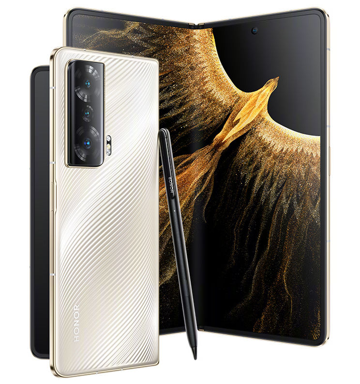 Gizinfo_'s tweet photo. HONOR Magic Vs foldable phone launched in China
-Snapdragon 8+ Gen 1 SoC
-7.9" 90Hz Foldable OLED Display
-6.45" 120Hz OLED Cover Display
-54(IMX800)+50+8MP Camera
-16MP(Inner)+16MP(Cover) Selfie
-5000mAh Battery
-66W Fast Charging
#HONOR #HONORMagicVs #foldableoledscreen https://t.co/L20QduL3ho