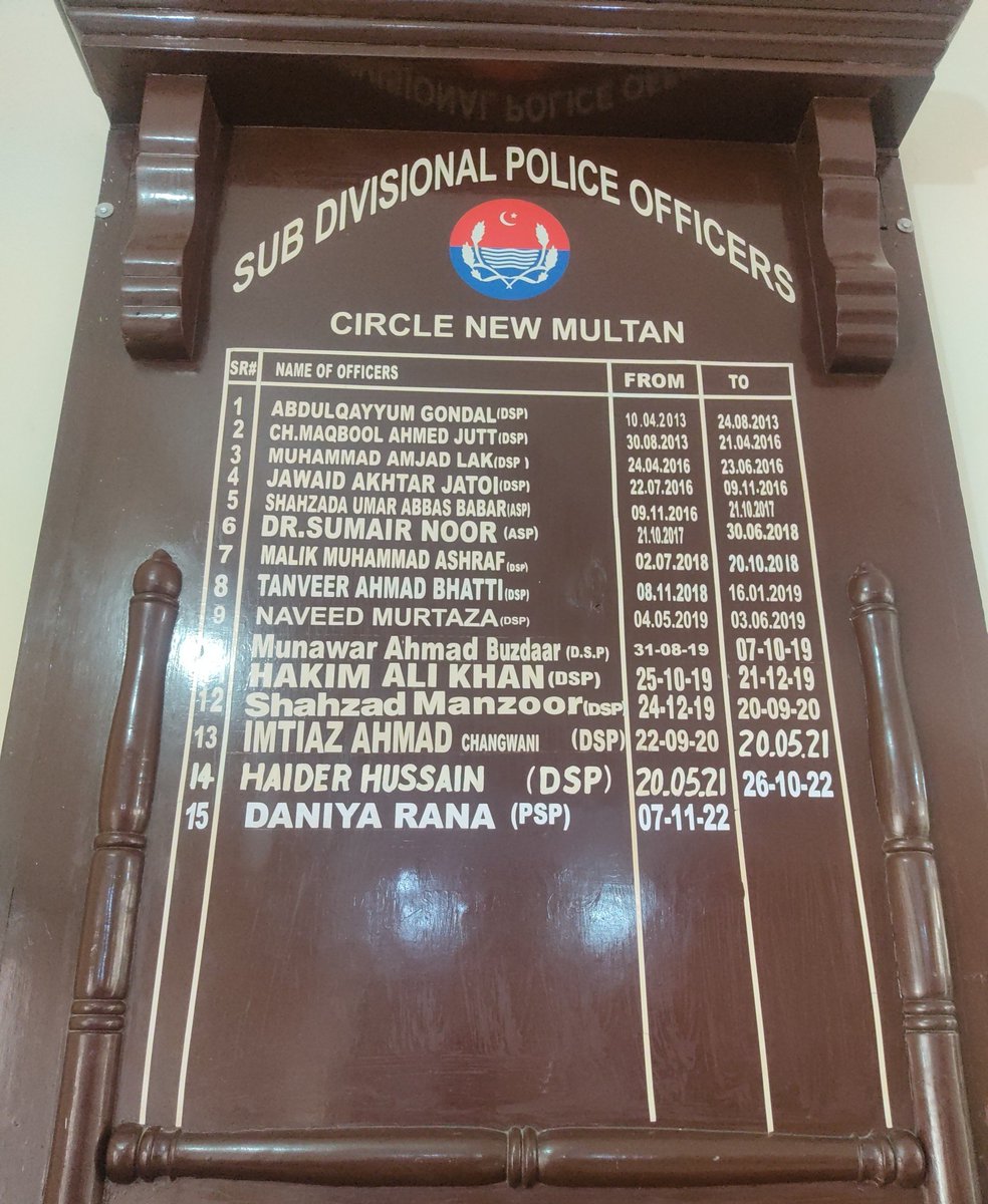 Daniya Rana (@daniya_rana) on Twitter photo Alhamdullilah Assumed charge as SDPO New Multan , First posting as SDPO <a href="/sumairnoor/">sumair noor</a> <a href="/PunjabPoliceCPO/">Punjab Police (Updates)</a> <a href="/PunjabPoliceoff/">Punjab Police Officers پنجاب پولیس</a> Alhamdullilah Assumed charge as SDPO New Multan , First posting as SDPO <a href="/sumairnoor/">sumair noor</a> <a href="/PunjabPoliceCPO/">Punjab Police (Updates)</a> <a href="/PunjabPoliceoff/">Punjab Police Officers پنجاب پولیس</a>
