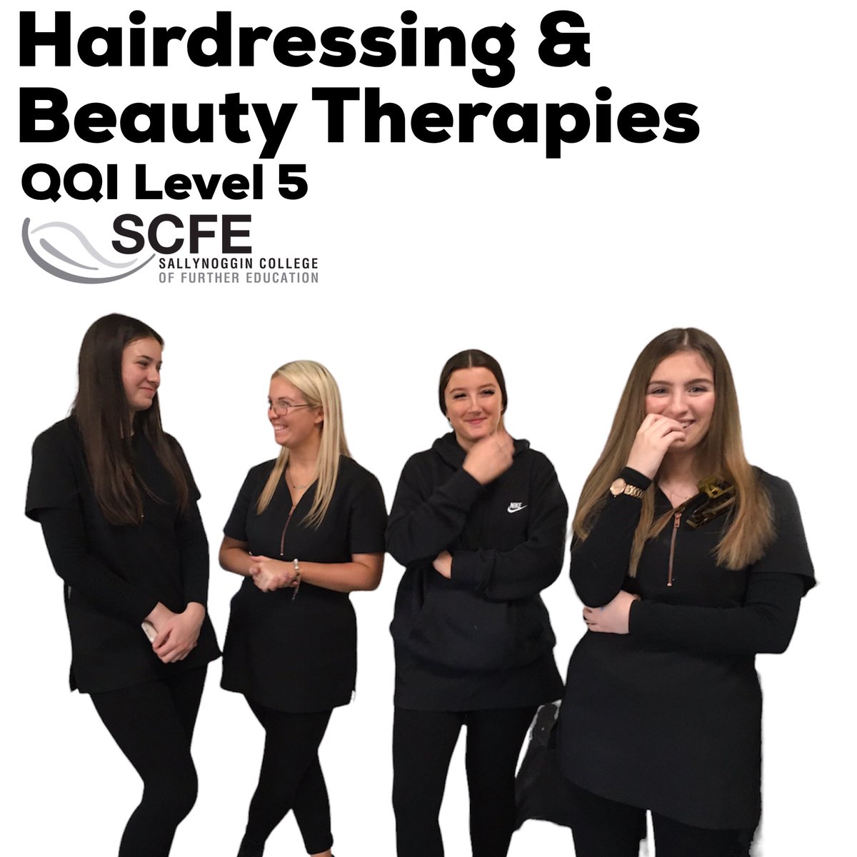 SCFEOfficial's tweet photo. #Hairdressing & #Beauty Therapies is a #QQI Level 5 certificate here at #SallynogginCollege On this course you can also achieve #ITEC #FirstAid & #ManualHandling #certification
https://t.co/7QzudmOaLu
https://t.co/Q9vR78mJWn
#scfe #furthereducation #plc #hairdressingcourse https://t.co/s9XeGjMZZu