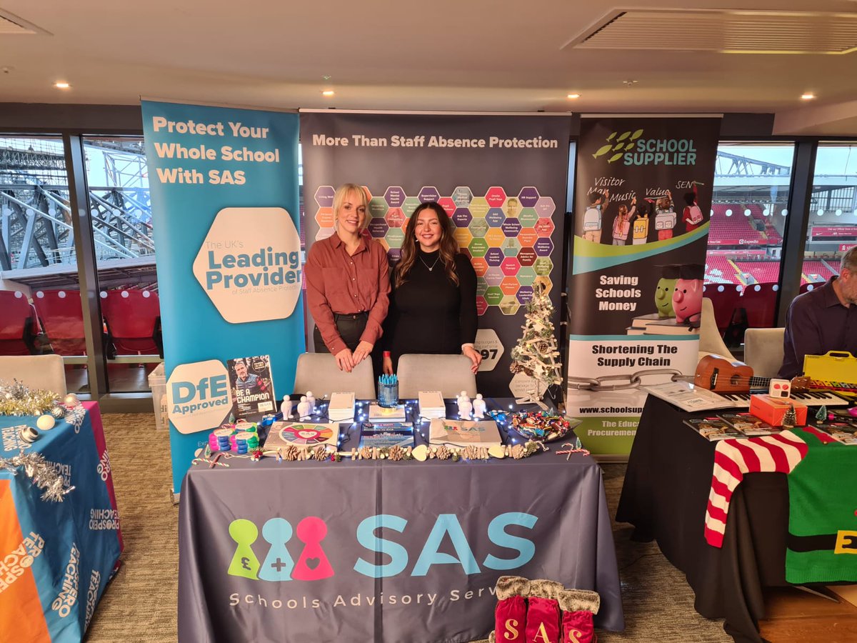 If you're visiting the @LSBMA1 conference today at @LFC, make sure to stop and speak to @CarlyR_SAS and @lizziewalkerSAS on your Christmas Exhibition Trail! 🎅🎄