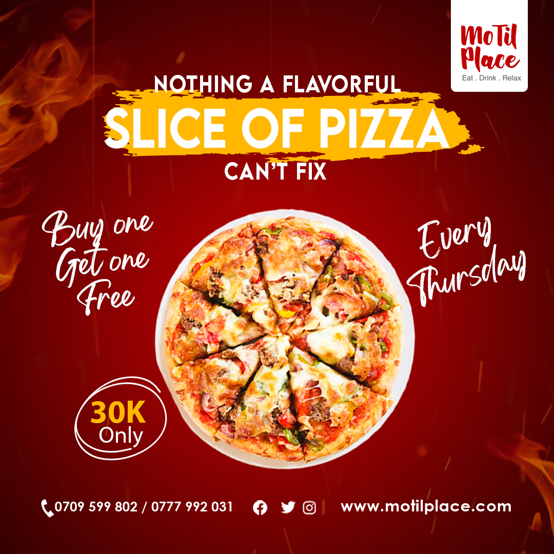 MotilPlace's tweet photo. Manhandle that craving with not only a single but a double pizza munch.
 
So Call or Whatsapp us on
0709599802/0777992031
And place your order.
 
#fastfood #affordable https://t.co/T35VMulR14