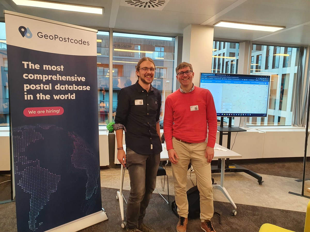 Benjamin Deswysen (@bendeswysen) on Twitter photo Last week I had the pleasure to support <a href="/foss4gbe/">FOSS4G Belgium</a> & <a href="/osm_be/">OpenStreetMap BE</a> as <a href="/GeoPostcodes/">GeoPostcodes</a> ambassador 😄
Presentations boosted with open source code and open data, map addicts, meet nice people, new geeky stickers for my laptop... Definitely the place where I had to be! Last week I had the pleasure to support <a href="/foss4gbe/">FOSS4G Belgium</a> & <a href="/osm_be/">OpenStreetMap BE</a> as <a href="/GeoPostcodes/">GeoPostcodes</a> ambassador 😄
Presentations boosted with open source code and open data, map addicts, meet nice people, new geeky stickers for my laptop... Definitely the place where I had to be!