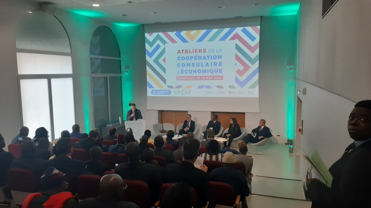 CCIBdxGironde's tweet photo. Lancement des Ateliers de la coopération consulaire et économique et les RAFA  à #Bordeaux , par le Président 
de la CCI Bordeaux Gironde Patrick Seguin 

Avec @cpccaf https://t.co/Z9jKwDRexB