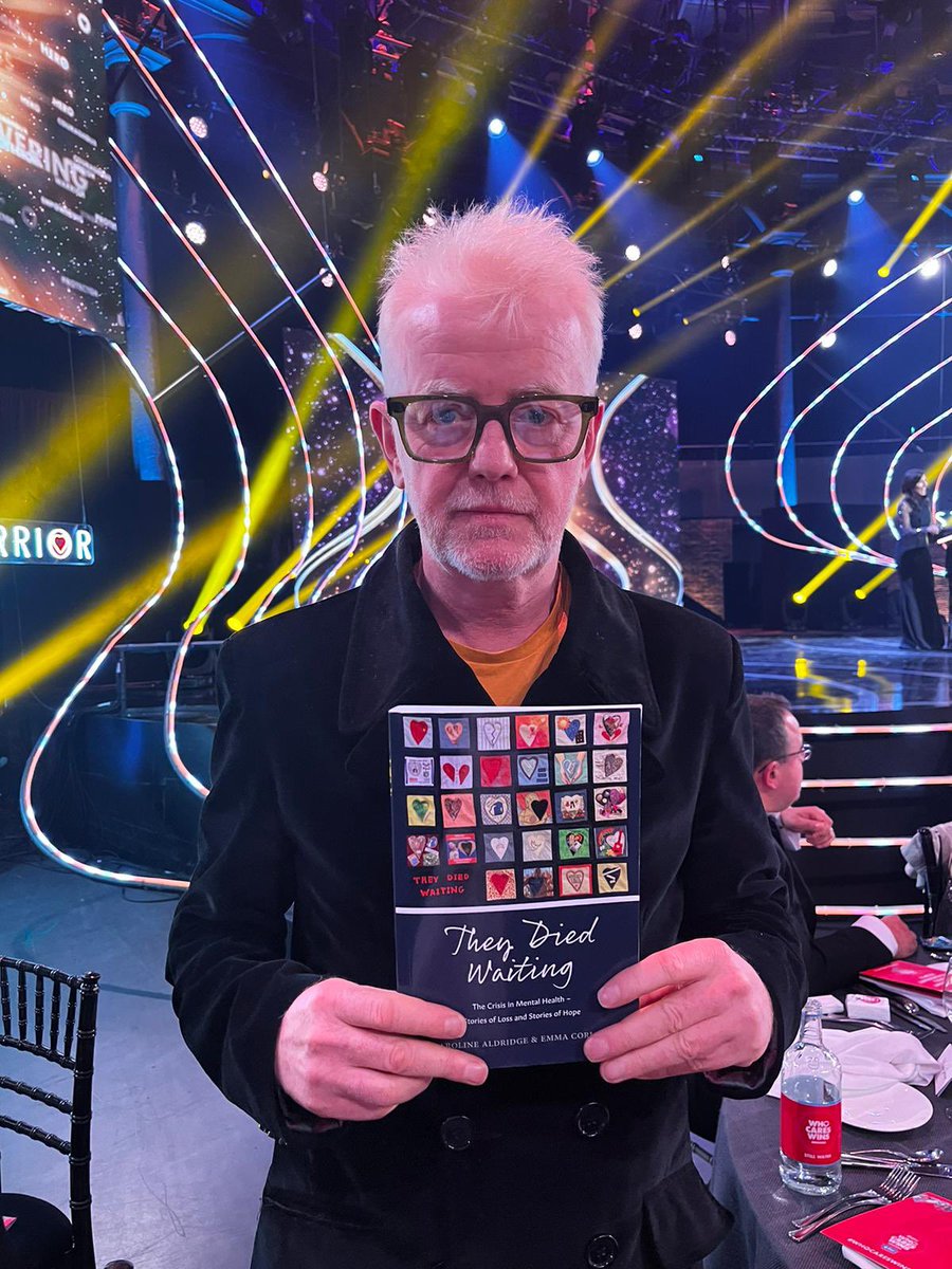 He Died Waiting 💙 (@waiting_he) on Twitter photo Our new book #TheyDiedWaiting has been to an awards ceremony with <a href="/lovebillybragg/">rachel she/her 🇵🇸 #MentalHealthTimeForAction</a> who wrote a chapter. She has been talking to people about #mentalhealth and the need for things to improve. If <a href="/achrisevans/">Chris Evans</a> wants to interview @TownCloseEmma and I about our work we would love that. Our new book #TheyDiedWaiting has been to an awards ceremony with <a href="/lovebillybragg/">rachel she/her 🇵🇸 #MentalHealthTimeForAction</a> who wrote a chapter. She has been talking to people about #mentalhealth and the need for things to improve. If <a href="/achrisevans/">Chris Evans</a> wants to interview @TownCloseEmma and I about our work we would love that.