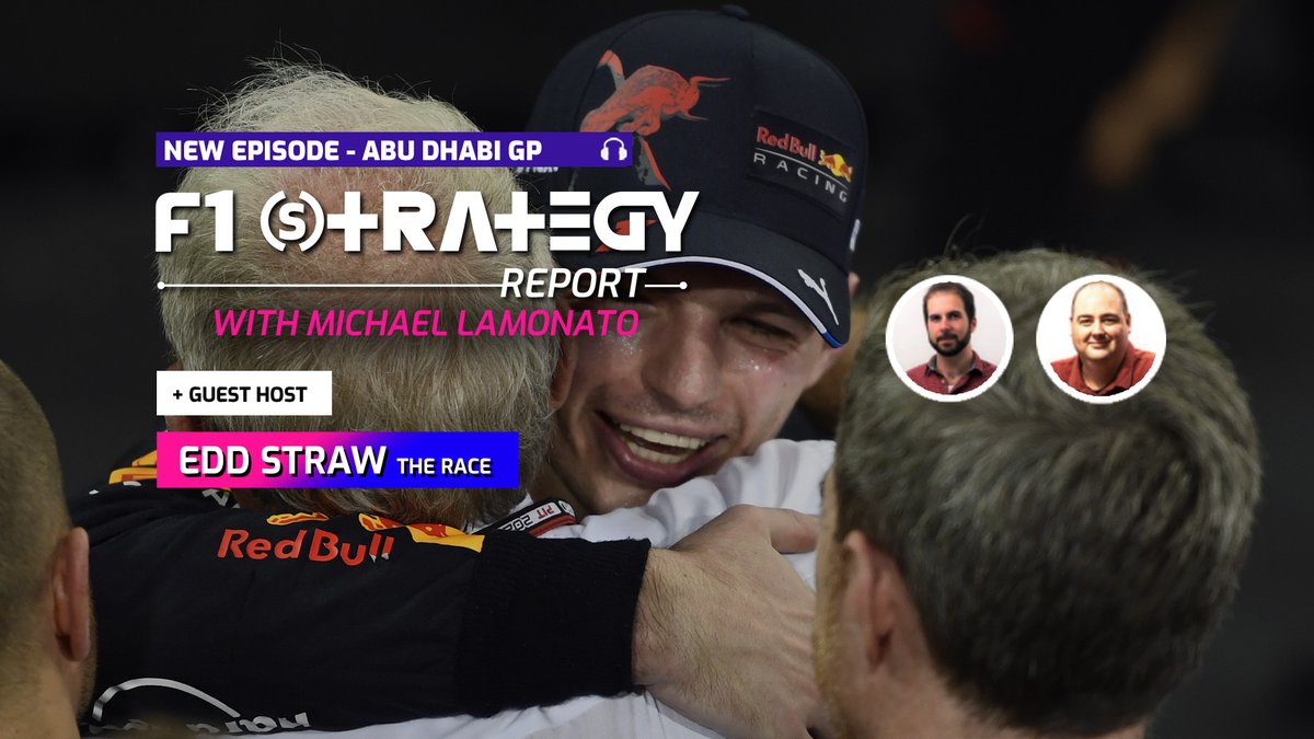 The #AbuDhabiGP #F1 Strategy Report Podcast is available now - featuring <a href="/MichaelLamonato/">Michael Lamonato</a> and special guest host <a href="/eddstrawF1/">Edd Straw</a> from <a href="/wearetherace/">The Race</a> f1strategyreport.com