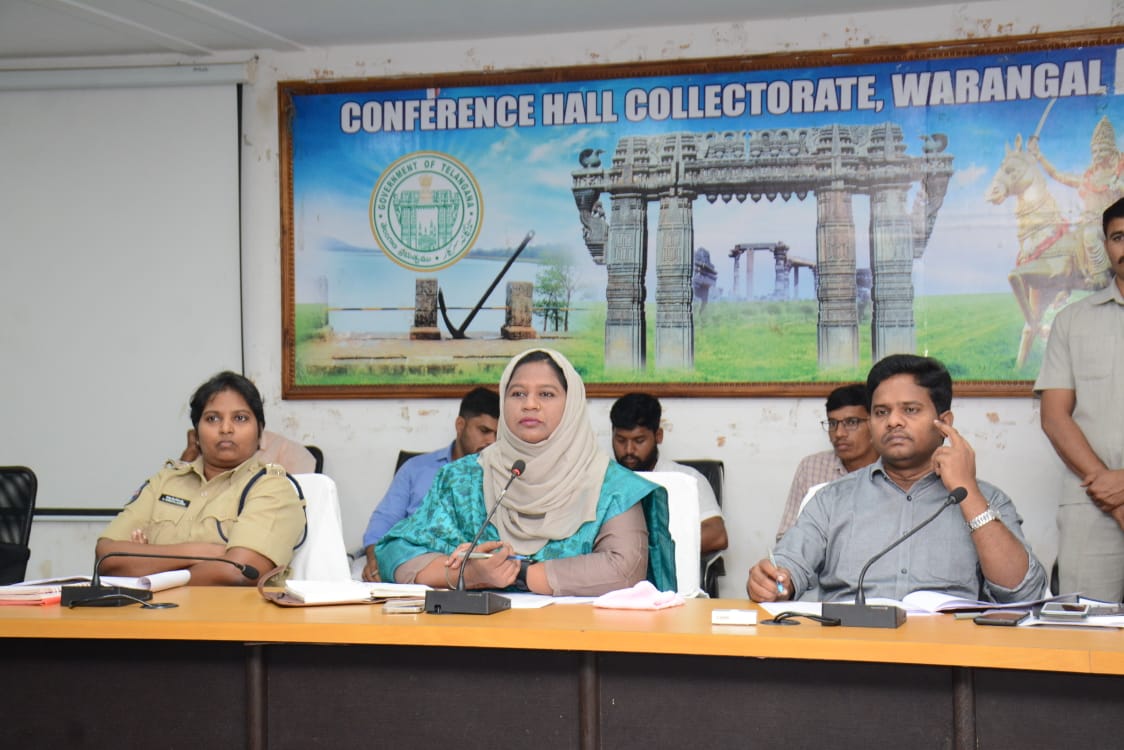 shahezadi_syed's tweet image. I chaired a review meeting with Dr. B. Gopi, IAS,District Collector (Warangal), Sri.K.Sreevatsa, Addl. Collector, Ms.K.Pushpa,Addl.DCP, Sri K.Vikram Kumar,DMWO and other officials at Collectorate,Warangal.
@PMOIndia @narendramodi @blsanthosh @NCM_GoI