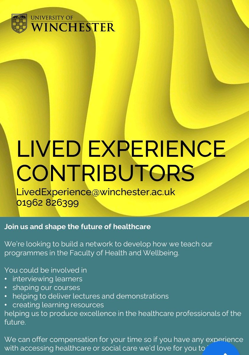 If you have experience of digital health or social care (e.g. phone/video consultations, virtual wards, assistive tech/AAC, smart homes, remote monitoring) our lived experience team would love to hear from you.  Many different ways to contribute. Please RT thank you!