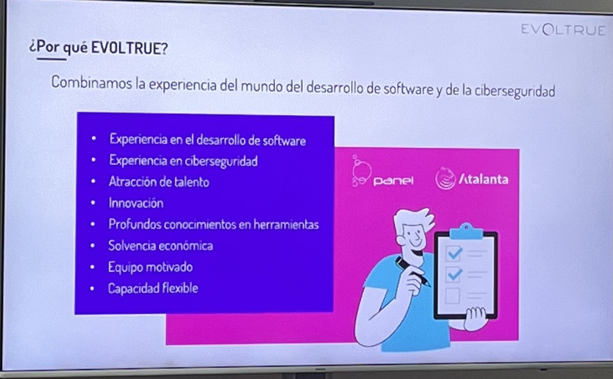 mnicolao11's tweet photo. @evoltrue_ @AtalantaCiber @PanelSistemas Si te estás preguntando de dónde sale @evoltrue_  … lo estamos contando ahora mismo y ya no vamos a parar 🚀

#DevSecOps aplicado, funcional, desde el principio.

Vale preguntar 👹

@AtalantaCiber  &amp; @PanelSistemas  🎢 https://t.co/sulSQivhrO