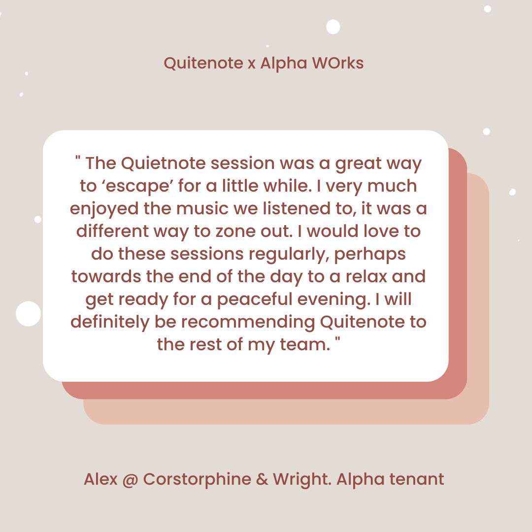 We’re so glad our members enjoyed the mindfulness mediation session with music, hosted earlier this month by <a href="/quietnote1/">quietnote</a> Here’s to many more! 🧘🎼