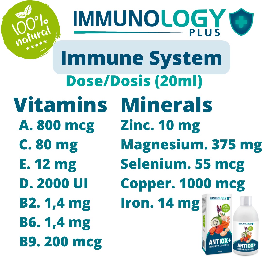 immunologyplus.com

This is how we help your immune system with each dose. 💪💪💪 Very important: 100% Natural. 💚💚💚

Así ayudamos a tu sistema inmune con cada dosis.💪💪💪
Muy importante: 100% Natural. 💚💚💚