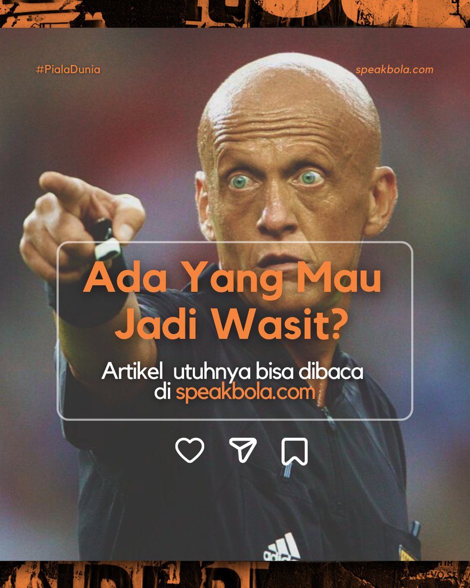 speak_bola's tweet photo. Wasit ada sekolahnya ga sih? Pengen switch career jadi wasit deh https://t.co/t54ba4A35p