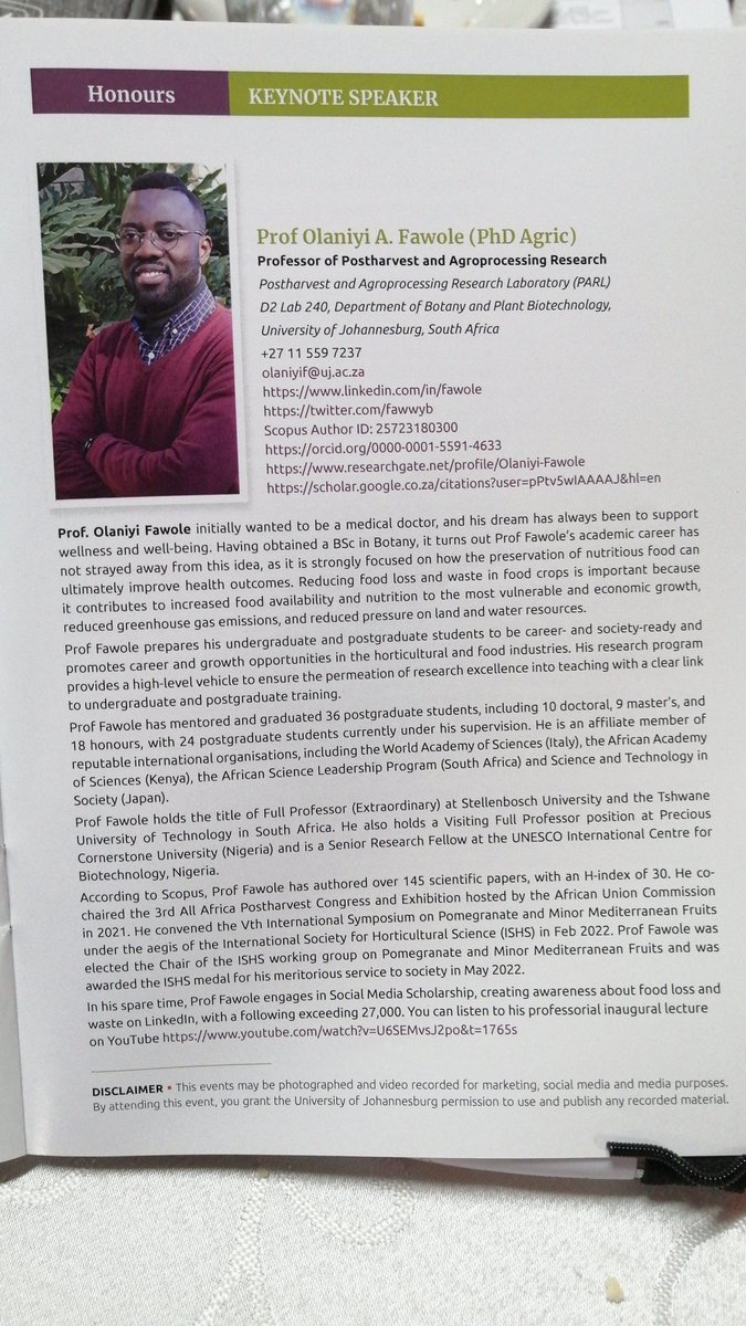 UJ Botany and Plant Biotechnology tweet media