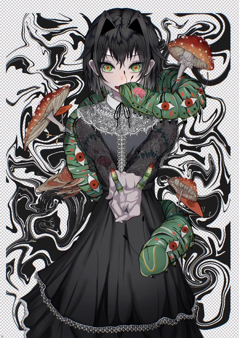 寄生(タップ推奨)#イラスト 
