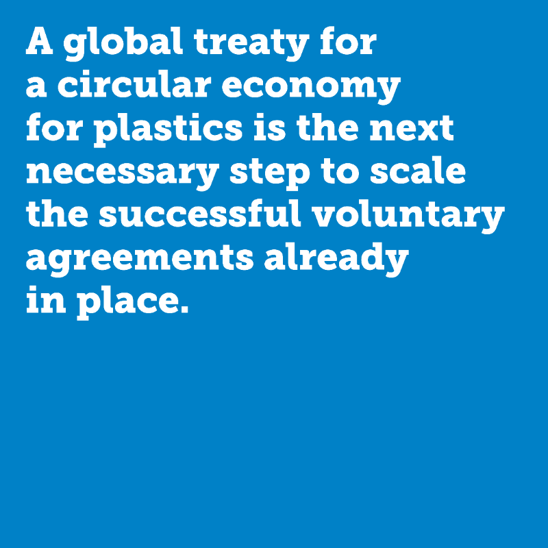 circulareconomy's tweet photo. Voluntary commitments alone cannot solve the plastic pollution crisis, they must be allied with ambitious, robust policies, such as a global treaty. The latest annual #GlobalCommitment progress report calls on governments to take immediate action towards this.