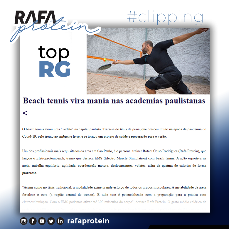 RafaProtein's tweet photo. Quando a cidade vira praia. ☀☀🏓🏓  O método Eletroproteinbeach, que une eletroestimulação muscular e beach tennis, é matéria do blog Top RG. Saiba mais e agende sua aula aqui na unidade Pamplona, nos Jardins. 😉 Link na bio!

https://t.co/63qP7vnN7U https://t.co/k0ObbMeoBs
