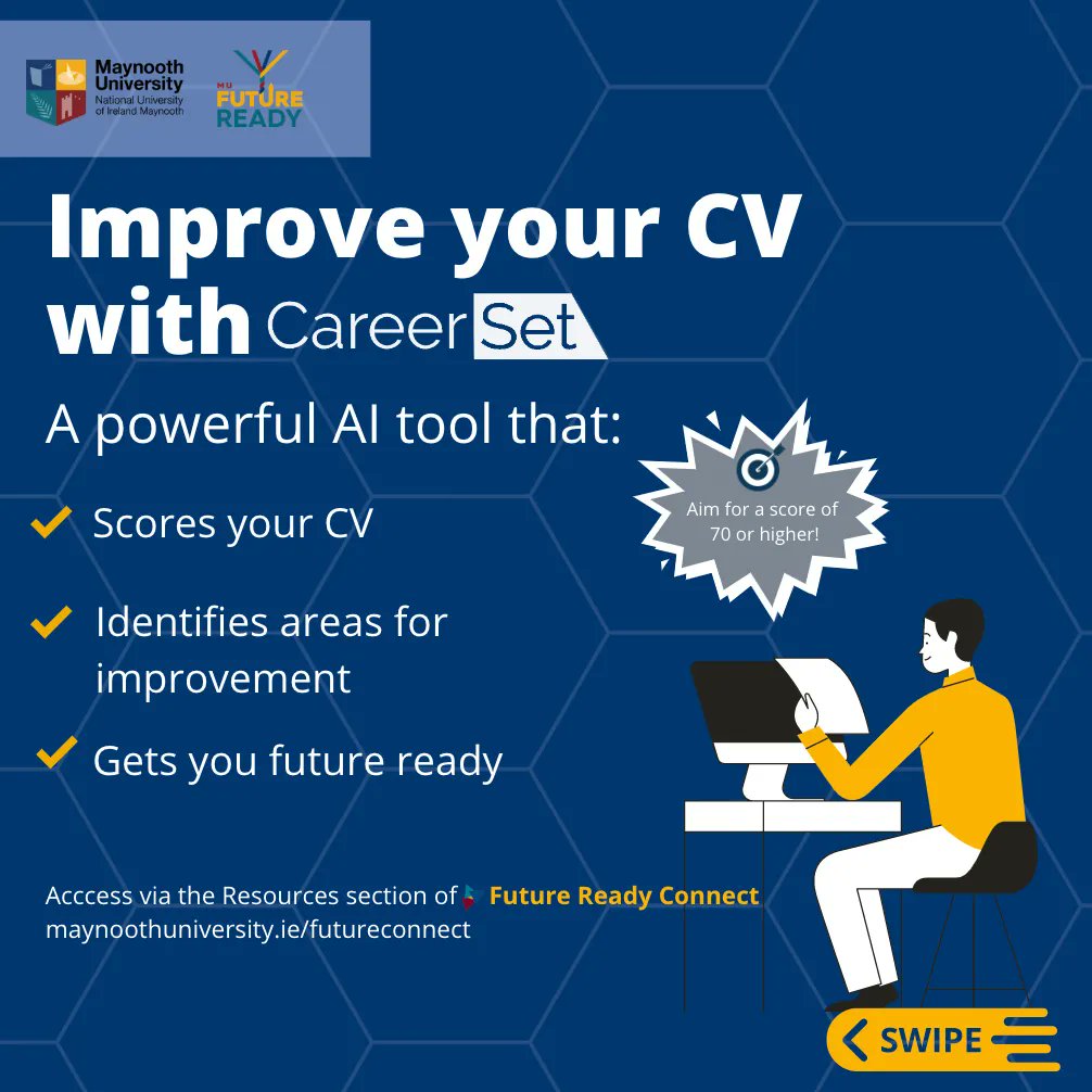 mu_futureready's tweet image. There are a series of tools on your Careers and Employability Portal, MU Future Connect, to equip you with the necessary skills to become career and future ready 📖💻
Swipe to learn more about each tool available.