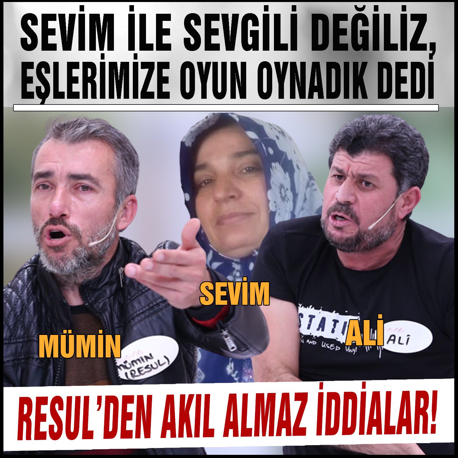 Esra Erolda Programı на мрежи X: „Sevim ile sevgili değiliz, eşlerimize  oyun oynadık dedi. Resulden akıl almaz iddialar! WhatsApp Hattımız 👇🏻 📌  0 545 746 25 25 YalnızDeğilsiniz EsraErol t.coq7G2iGuLUJ“  X