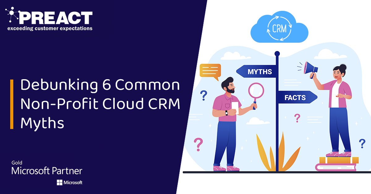 Moving to "the cloud" has become a popular trend in the #charity sector, as it helps them do more with less. But some misconceptions may prevent charities from reaping the benefits of the cloud. In this post, we debunk six common cloud #CharityCRM myths. 
okt.to/TQonAJ