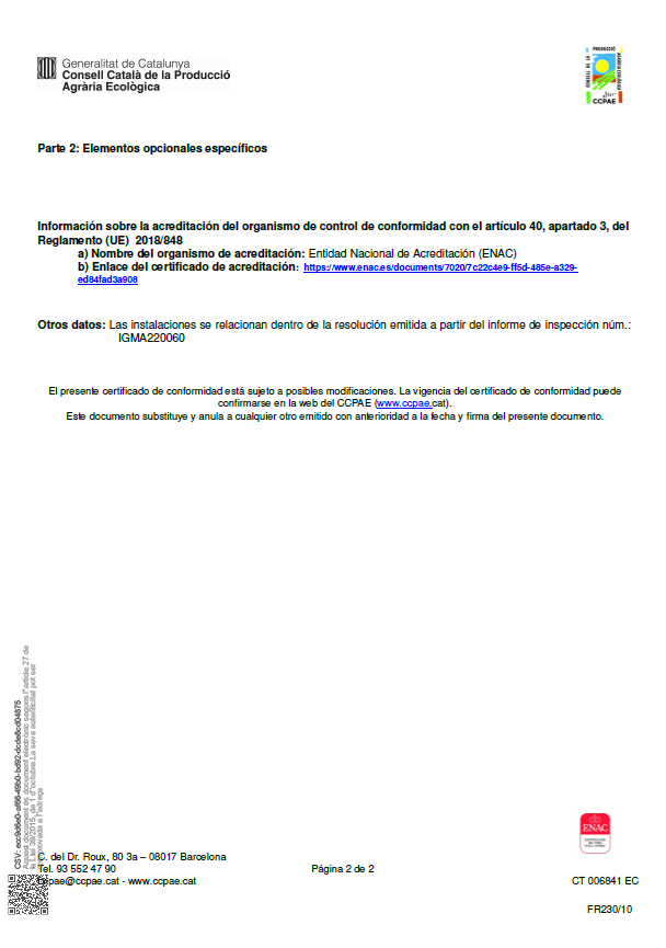Renovamos triple certificación 📝 en STEF #Barcelona en ✅#IFSLogistics, ✅#ISO28000 y ✅#ProducciónEcológica 🌿 legitimando así los esfuerzos de la delegación por cumplir los compromisos de calidad establecidos en la gestión de la #CadenaDeSuministro.

¡Enhorabuena, equipo! 👏