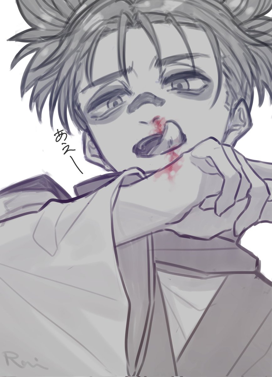 今日は「いい兄さんの日」らしいので過去に描いた脹相お兄ちゃん載せとくか( '  ` )絵柄変わりすぎやろて…… 