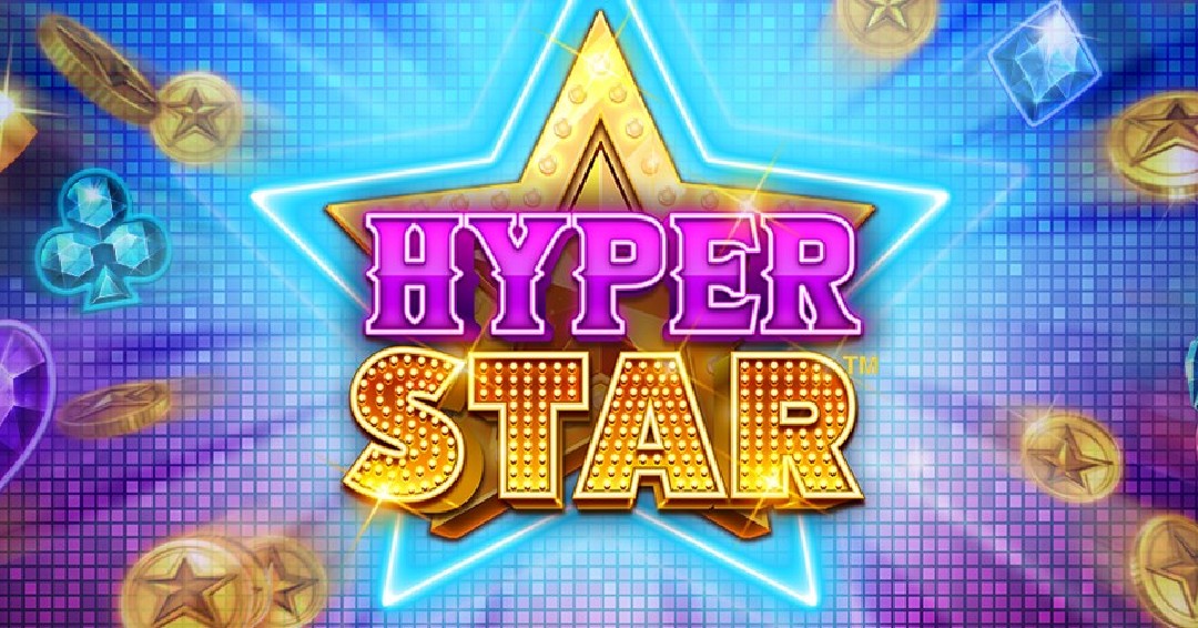GameBurger_'s tweet photo. We're hyped about our smash hit #HyperStar™ turning one! Get the party rollin' by trying your luck at winning BIG with  static jackpots, free spins, escalating win multipliers for every roll, and a jackpot bonus! 🌟🎉🎂

#GameBurger #onlinecasino #slot #igaming 🔞 https://t.co/rb8xFdt2FF