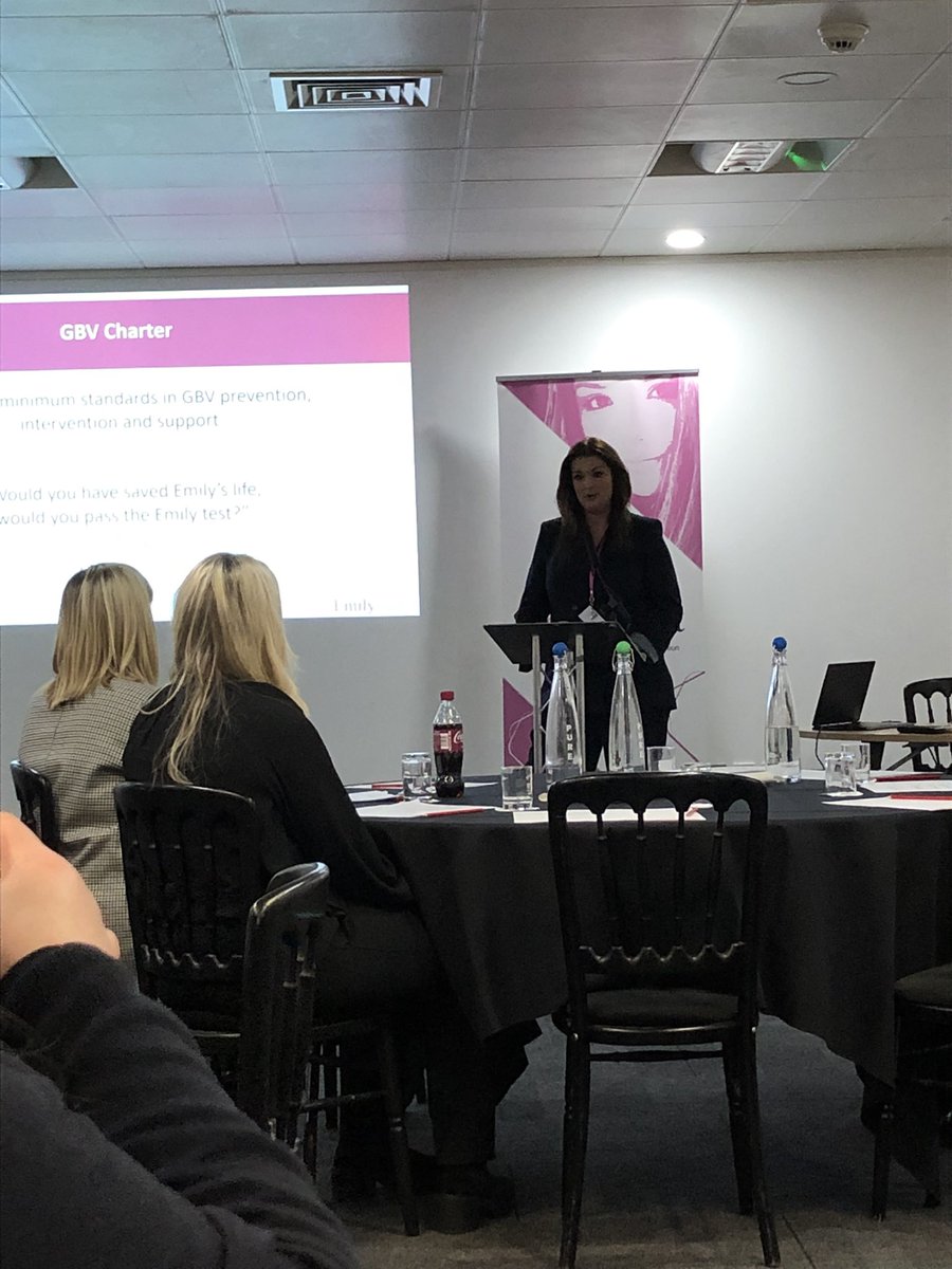 CoGCStuServices's tweet photo. Attending #emilytest Charter conference today. Emilyโs story is so important to hear. #EndGBV https://t.co/hE5wfbAjdy