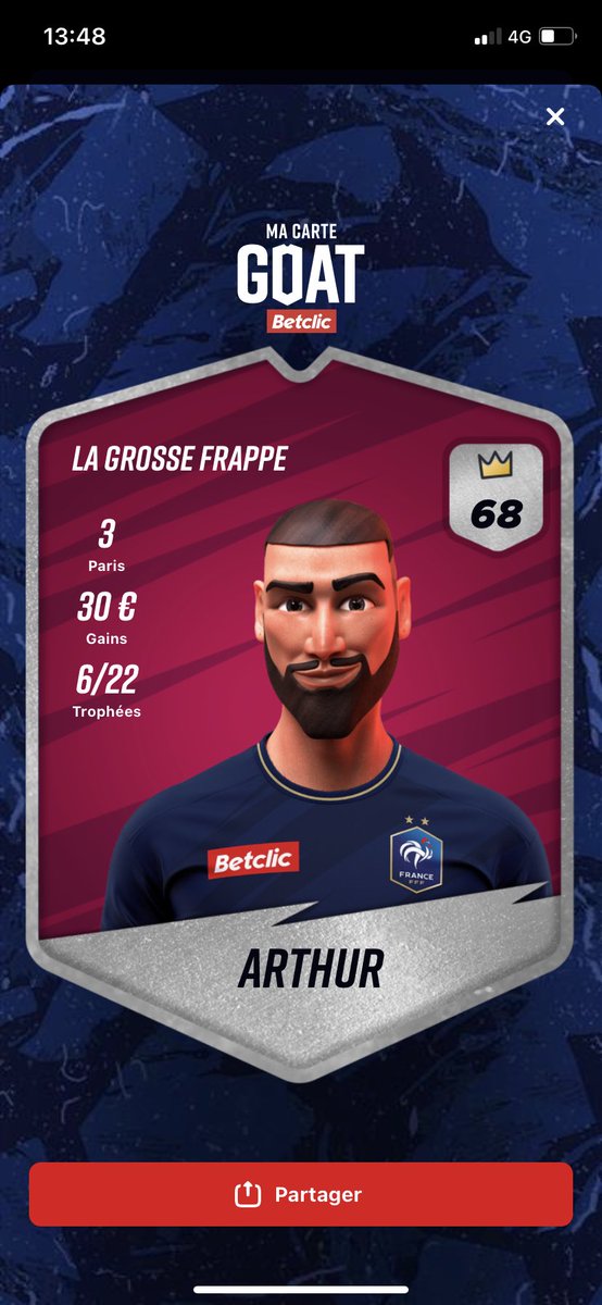 arthurgely64's tweet photo. #GoatBetclic https://t.co/ERoeXsM9g1