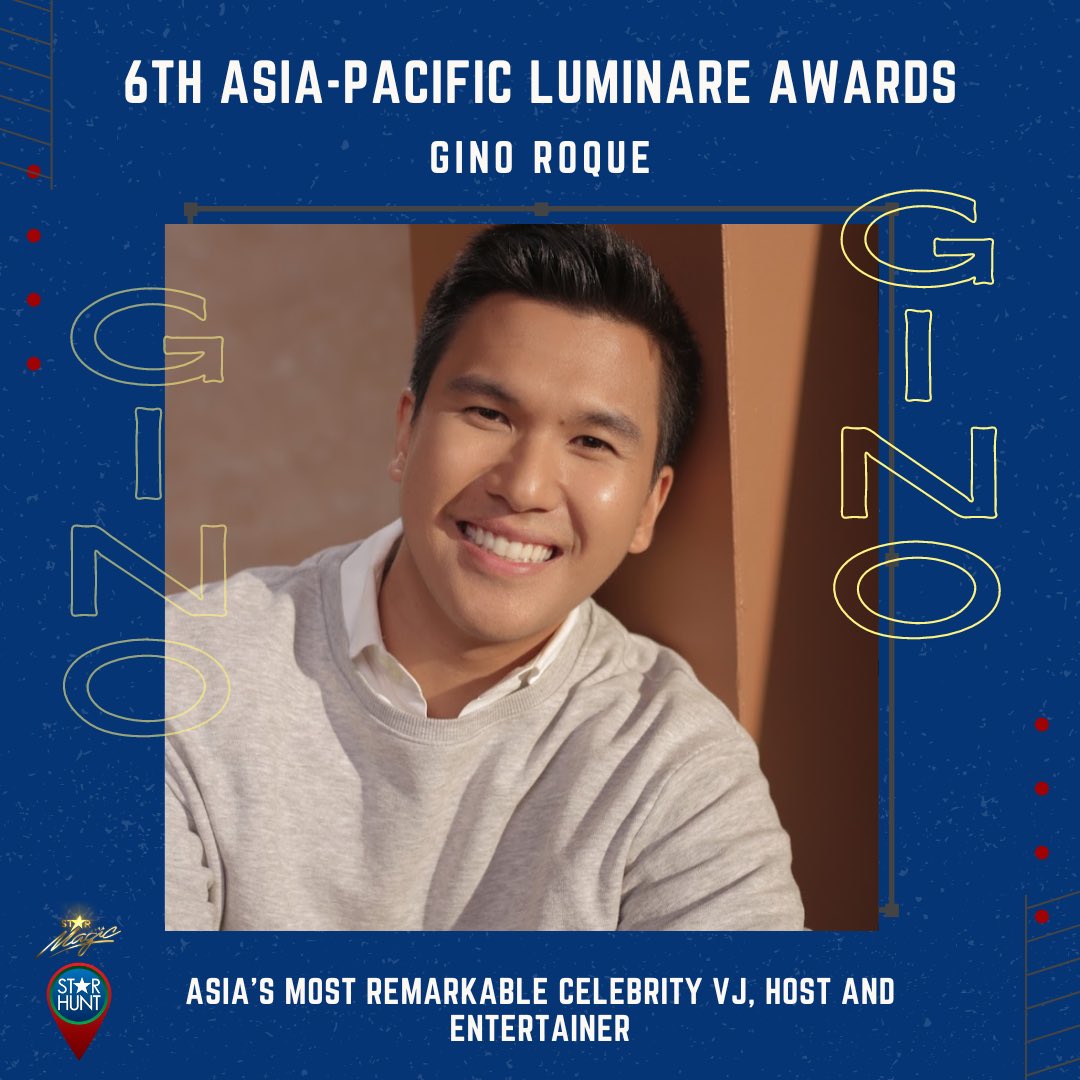 Congratulations, Gino Roque (<a href="/iamginoroqueiv/">Gino Roque IV (personal account)</a>), on winning Asia's Most Remarkable Celebrity VJ, Host and Entertainer at the 6th Asia-Pacific Luminare Awards!✨