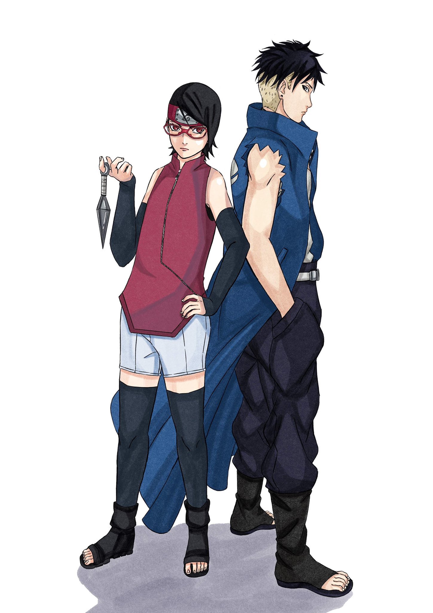 Brenton on X: Said this way back but Sarada & Boruto's teamwork