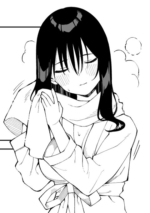 風呂上がり地味子 