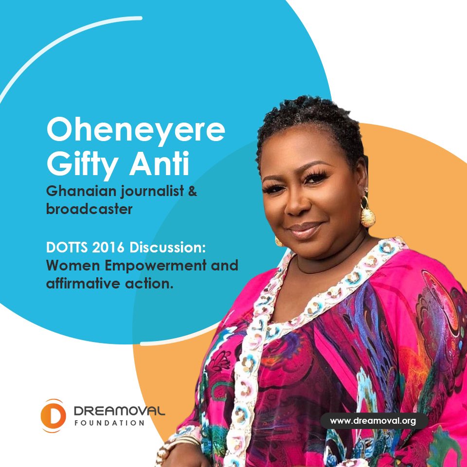 Foundation_DO's tweet photo. “As women, we need to believe that
we have something to offer, we have a role to play in developing this country.” ~ @thestandpointgh
Click on the link https://t.co/x1ejpNKZ4R to watch Oheneyere Gifty Anti speak on women empowerment and affirmative action.
#DOTTS #Empowerment https://t.co/52fOqbSjYg