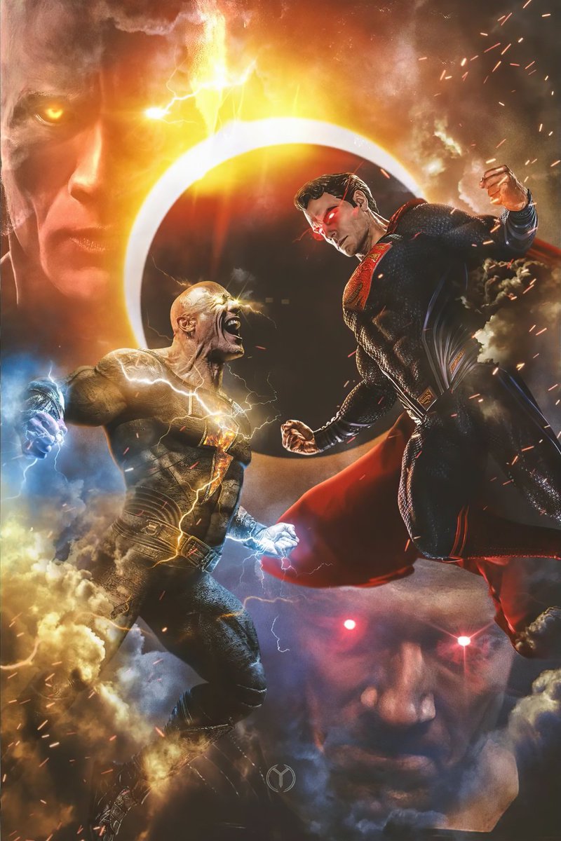Juel73's tweet photo. Thanks you @TheRock , #BlackAdam IS a very good DC movie. It would have deserve a better box office score. I'm sad for you.
But it will be with #BlackAdam 2
Vs #HenryCavillSuperman https://t.co/yyIBlJuUxK