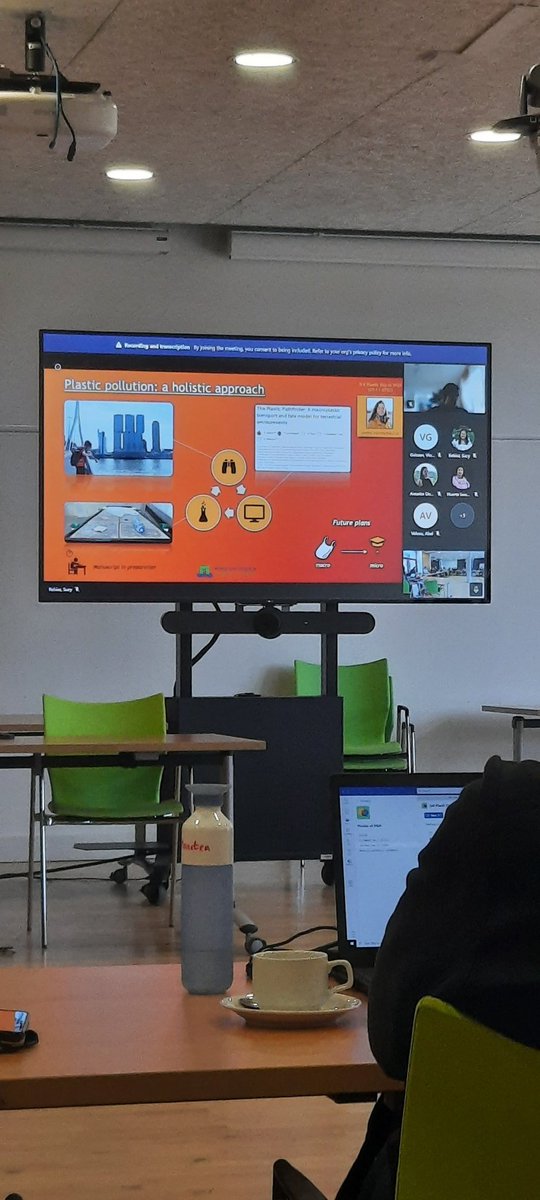 Today we are at the plastic day 2022 from WUR. Interesing to see how many different chairggroups are working on this topic (soil, water, modeling, social aspects, future plastic use)
