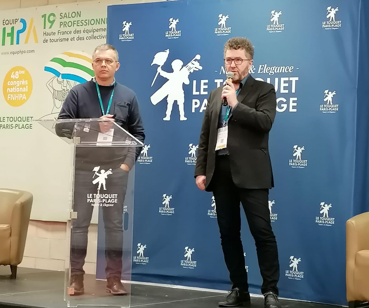 FNHPA_Officiel's tweet photo. 🔴 En direct du 48ème #Congrèsnational de la @FNHPA_Officiel à @Le_Touquet ➡️ Présentation de l'actualité en droit #social par Martine Barbier ➡️ Présentation de l'attractivité des #métiers par Rémi Peschier vice-président de la #FNHPA et Cédric Pellissier de l’@Afdas ! https://t.co/cSjp65afq6