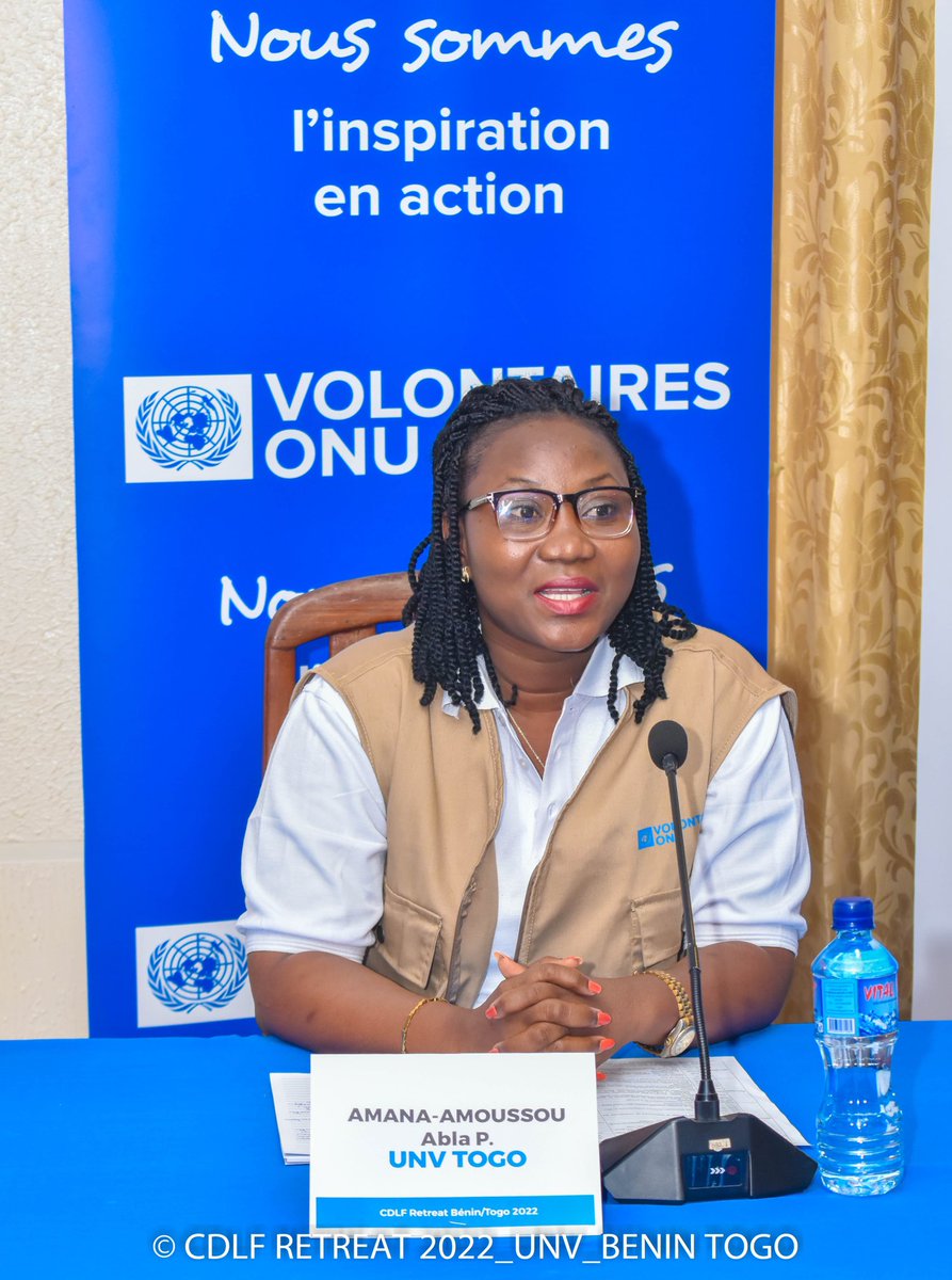 vnubenin's tweet photo. « Le #Volunteerism peut changer le rythme &amp; la nature du développement &amp; de l'idée que chacun peut donner de son temps pour créer de l'impact. Ns pouvons être fiers d'être parmi les 1 milliards de volontaires à travers le monde ! »
@Laureamana de @unvtogo 

#RetreatVNU
#CDLF2022 https://t.co/43ooLdVtQd