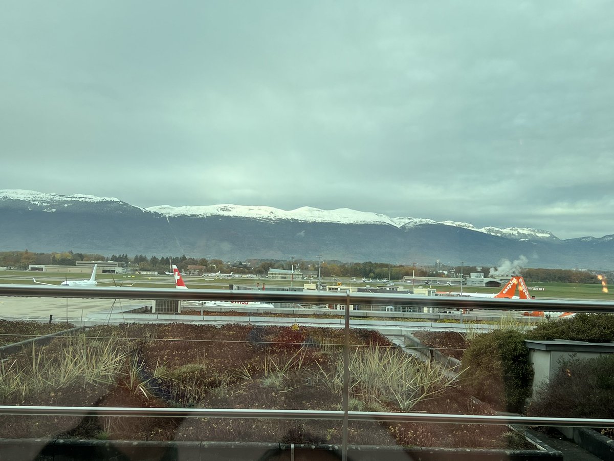 shloobee's tweet photo. An all right view from the lounge, innit. Damn, I’m fancy! #Airport #GenevaAirport #Cointrin #AirportLounge #FancyPants https://t.co/7SCaFLnW3e
