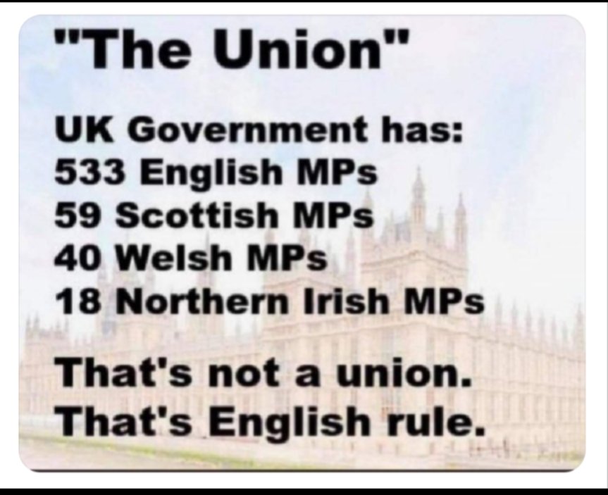 TamdhuL's tweet photo. @NicolaSturgeon @UKSupremeCourt Not a Union......... https://t.co/npn3gHj2m9