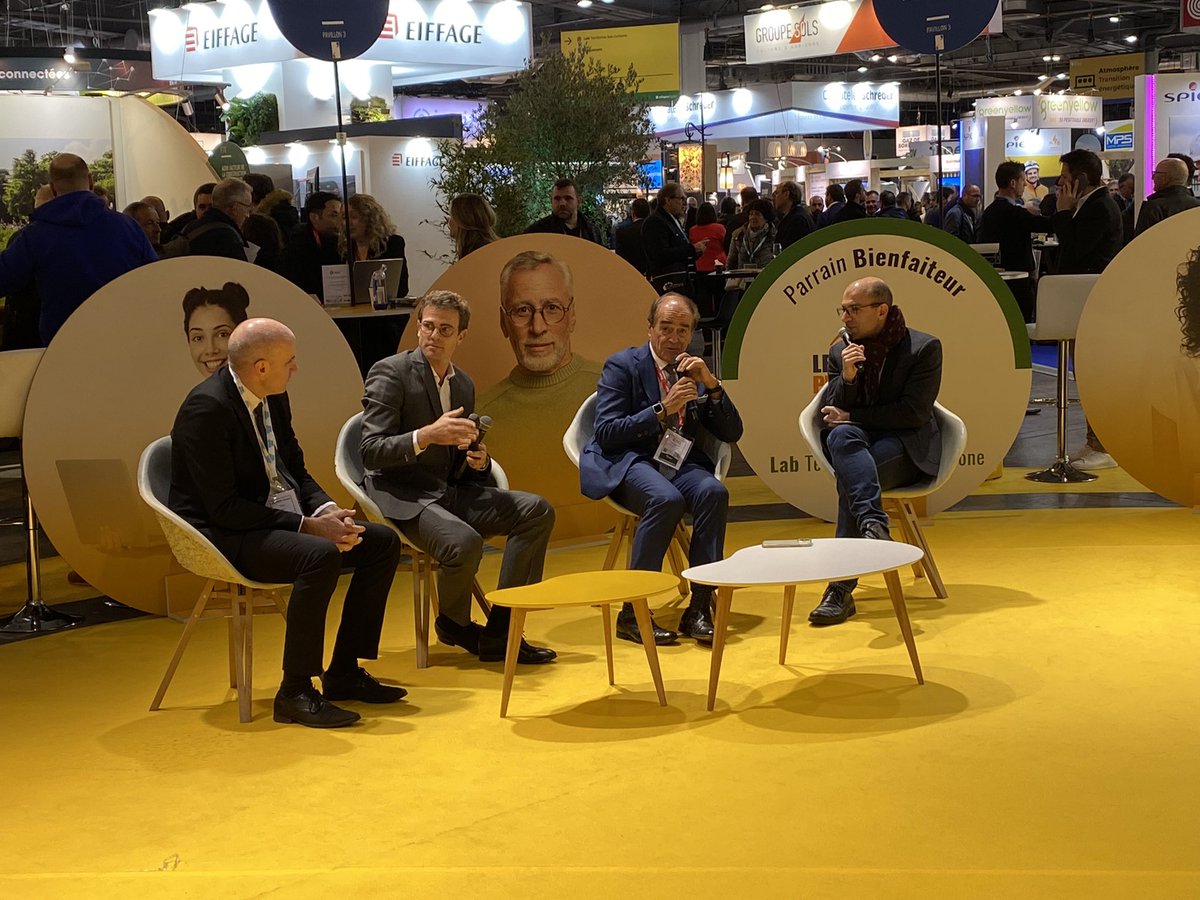 “L’éolien, outil de redistribution” on en parle au @salondesmaires avec @RichardCHAMARET, Co-Pdt du conseil d’orientation des SEM Énergie @fnccr, @JpierreBouquet, Pdt des @ecomaires, @MichelGioria, DG de @feeasso & Jean-Philippe Dall’ava en charge des PPA chez @boralexeurope