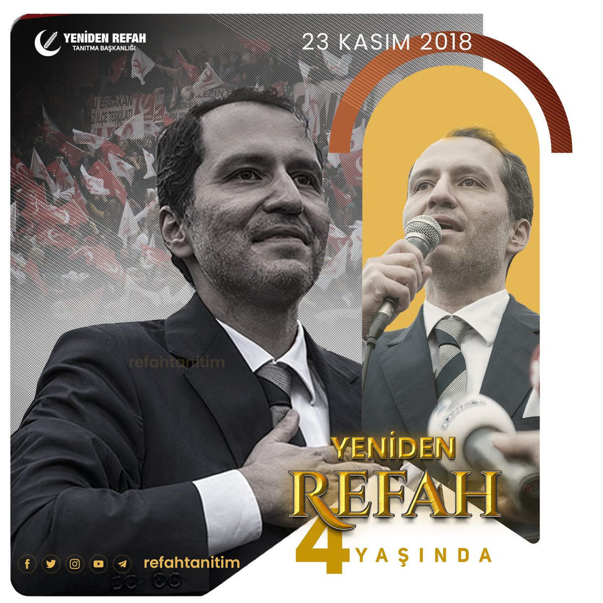 Milletimizin teveccühü ile #YenidenRefah4Yaşında