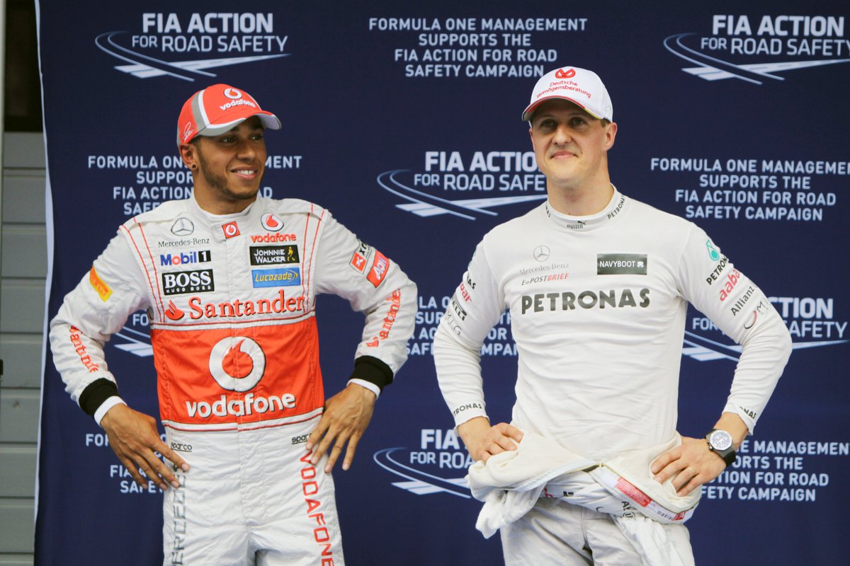 autosport's tweet photo. 1991. 31 years ago, or 11,340 days...

...that's the last time an F1 season ended without one of these two drivers winning at least one race 🤯

#F1 #Autosport #Hamilton #Schumacher https://t.co/55mZic7CyQ