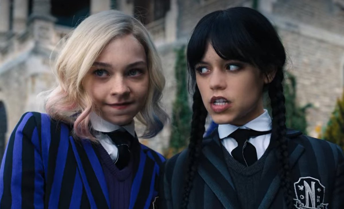 moona_pi's tweet photo. I love them so much you guys don’t understand 🥺 #wednesdaynetflix #wenclair https://t.co/zOPMfS0bIq