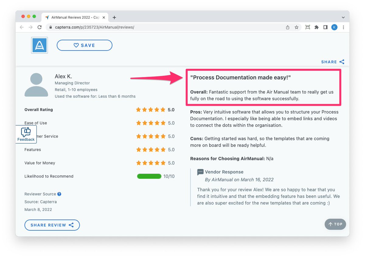 AirManual's tweet photo. Process documentation can be difficult.

It doesn't matter whether you're trying to document a complicated process, or just trying to help your team to do a simple task. https://t.co/ll5DByKnhS