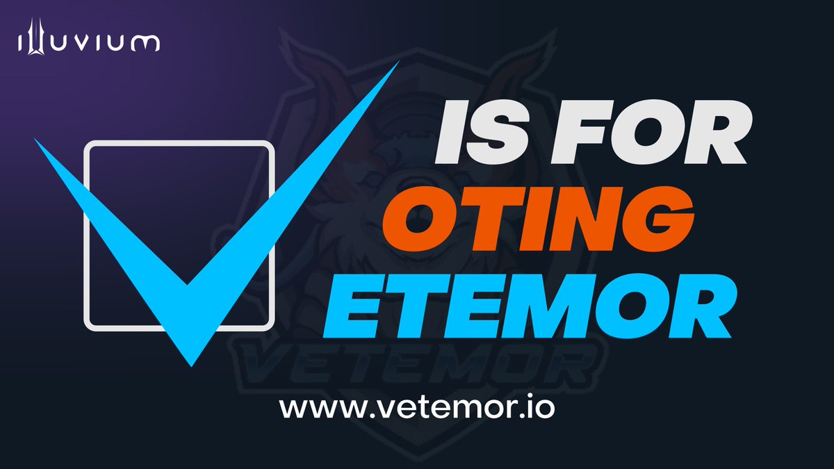VetemorGames's tweet photo. #votevet

Illuvium Epoch 7 Voting is NOW LIVE!!!

Vote Here: https://t.co/9NlACMaeC3 https://t.co/mFsv9wY2z0