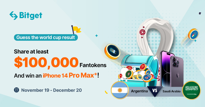 Bitget South Asia (@bitgetindia) on Twitter photo 😎Guess the World Cup Result to Share Fantokens
😍It's Time To Grab $1,00,000 & iPhone 14 Pro Max
⏰Time: 19 Nov - 20 Nov
Task👇
👉Follow <a href="/BitgetIndia/">Bitget South Asia</a>
👉Retweet & Tag A Friend
📘More Details: bitget.com/en-IN/support/…
#Airdrops #Giveaways #WorldCup2022 #WorldcupQatar2022 😎Guess the World Cup Result to Share Fantokens
😍It's Time To Grab $1,00,000 & iPhone 14 Pro Max
⏰Time: 19 Nov - 20 Nov
Task👇
👉Follow <a href="/BitgetIndia/">Bitget South Asia</a>
👉Retweet & Tag A Friend
📘More Details: bitget.com/en-IN/support/…
#Airdrops #Giveaways #WorldCup2022 #WorldcupQatar2022