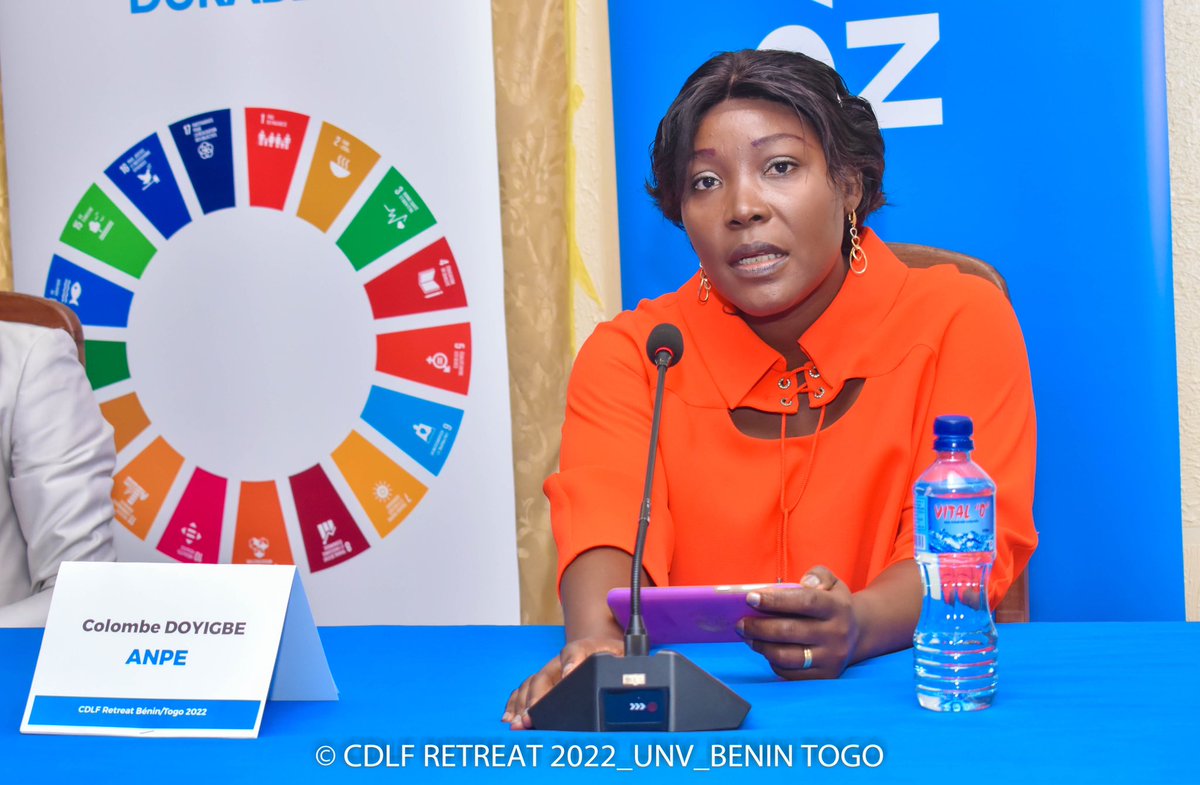 vnubenin's tweet photo. Merci à @BeninAnpe , qui s'est fait représenté par  @ColombeDoyigbe. Sa présence témoigne de ce que le @gouvbenin a conscience du fort potentiel que constitue les Volontaires des Nations Unies dans les différents programmes de développement.

#RetraiteVNU2022
#InspirationInAction https://t.co/CeSoqEmPF6