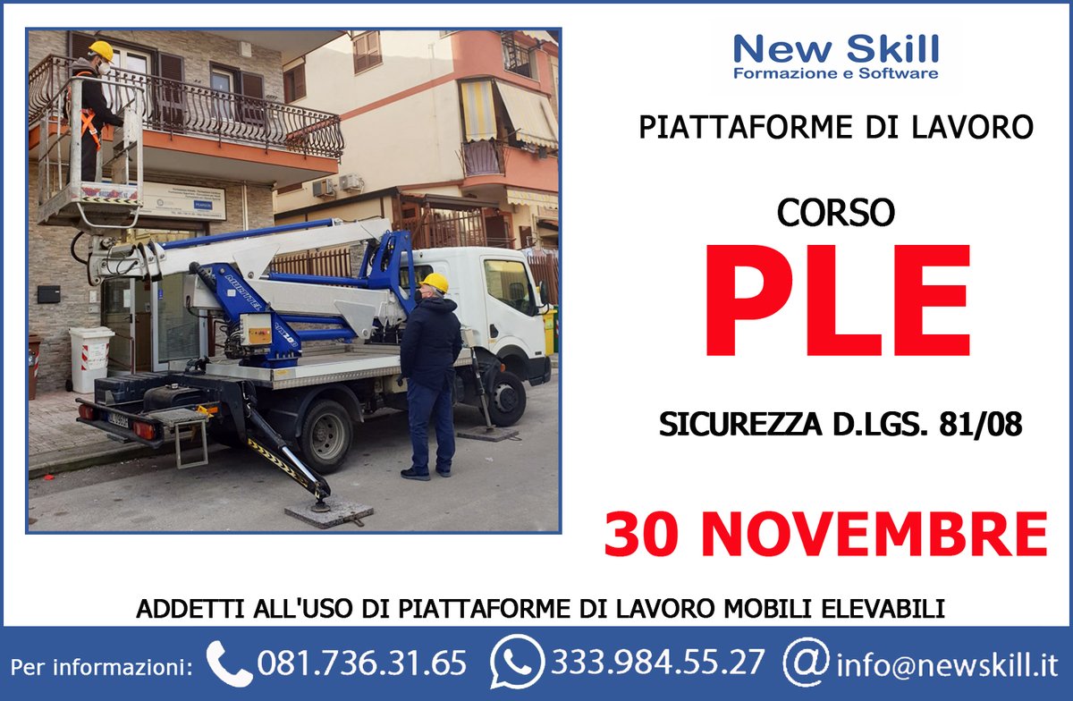 #Sicurezza #PLE #piattaformaelevabilemobile #piattaformalavoro #sicurezza #lavoro #sicurezzalavoro #sicurezzasullavoro #lavoratori #edilizia #edile #ristrutturazioni #lavoratoriedili #professionistiedilizia #formazione  #formazioneprofessionale #napoli #regionecampania #newskill