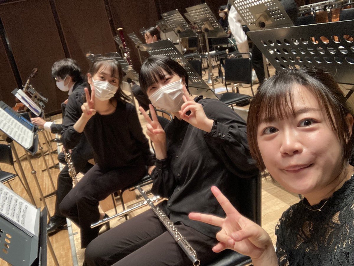 終演いたしました！
素晴らしいフルートセクションお2人とリハーサルから三日間過ごすことができ、大変勉強になり、刺激をたくさん受けました💖
オーケストラの名曲もたくさん演奏できて嬉しかったです！