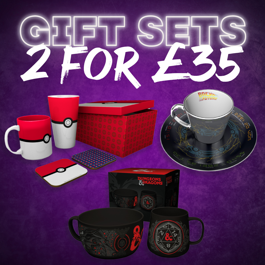 ⚡DEAL OF THE DAY⚡
GIFT SETS 2 FOR £35!!

ow.ly/AJU450LL0sn

#giftsets #novemberdeals #backfriday #gbposters #pokemon
