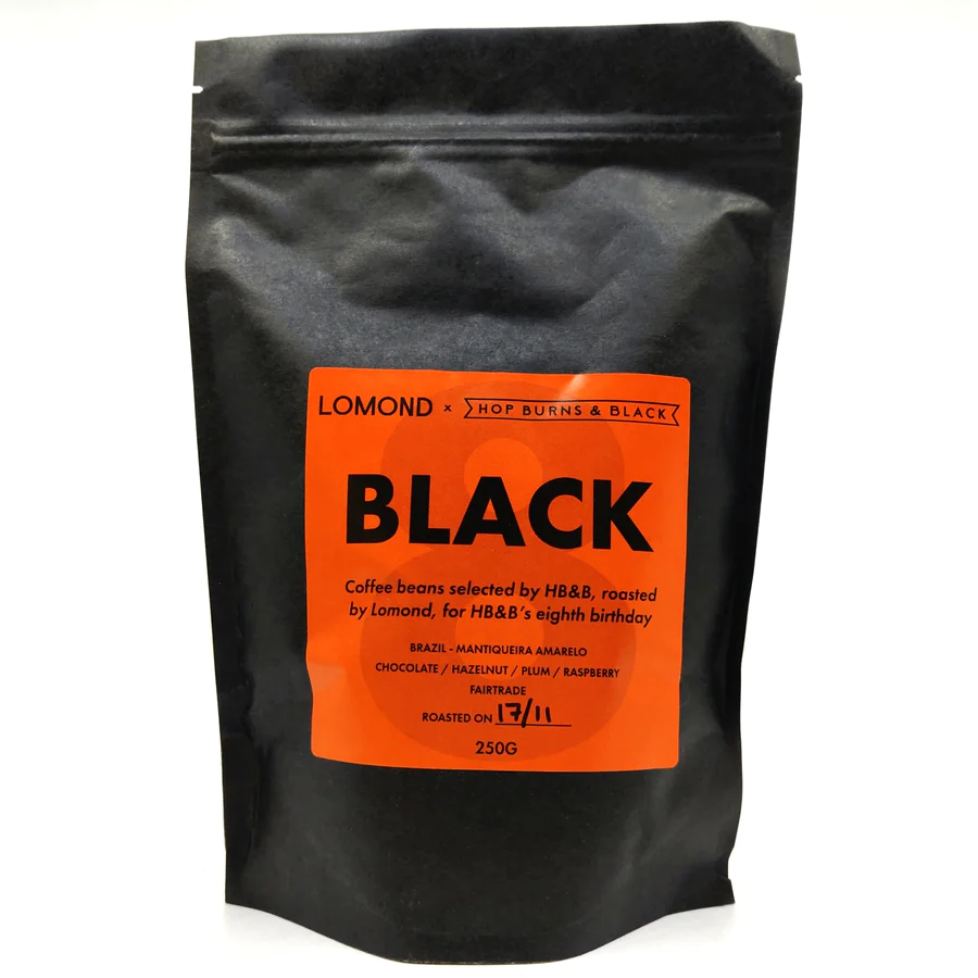 Our next 8th birthday collaboration is live! Introducing this year's BLACK with <a href="/LomondCoffee/">Lomond Coffee</a> - Fairtrade Brazil Mantiqueira Amarelo beans. It's delicious! Retail bags now available, served up at the hatch as our festive season house roast from tomorrow.
hopburnsblack.co.uk/products/lomon…